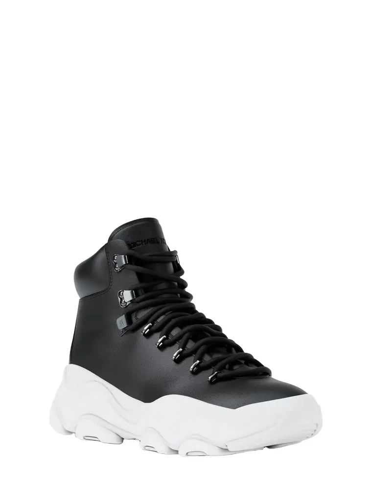Michael Kors Collection Atlas Leather Boot in Black