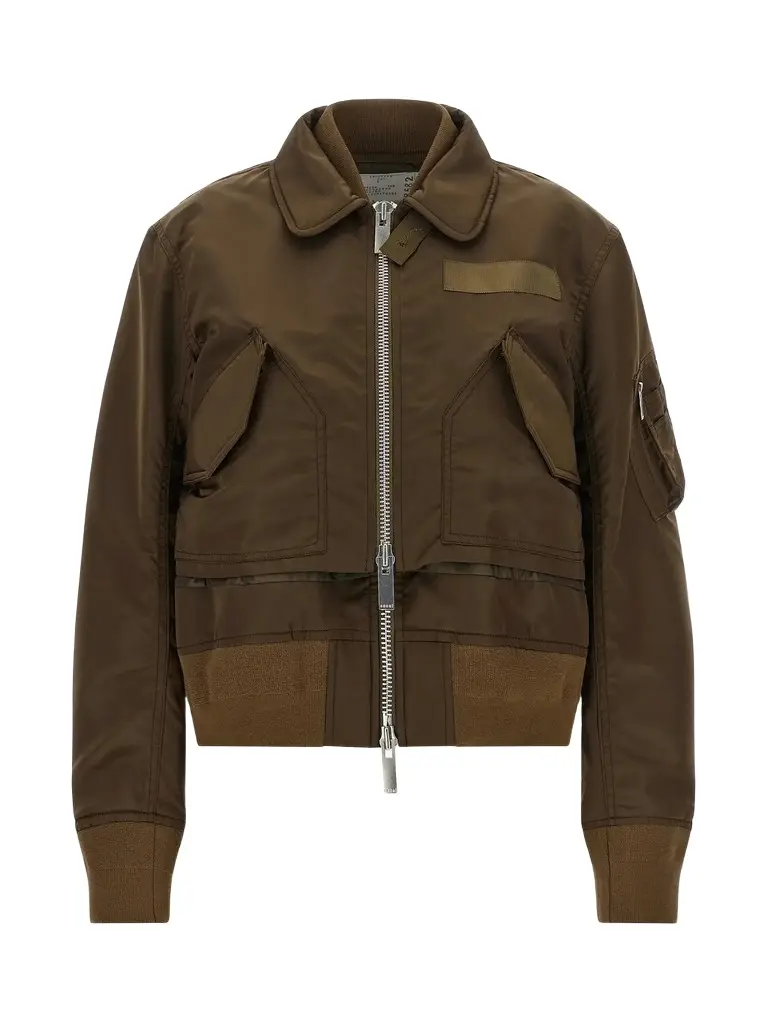 Layered Nylon Twill Blouson Layered Nylon Twill Blouson