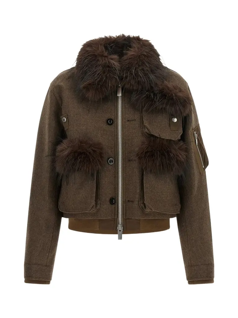 Wool Melton Blouson