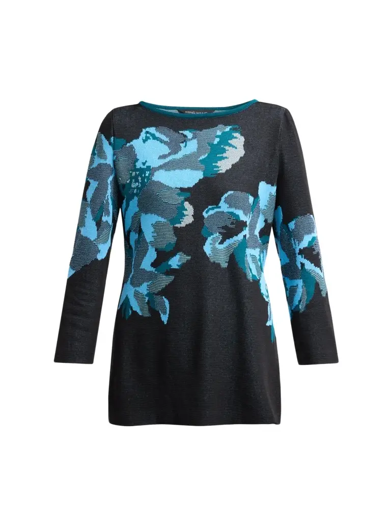 Women's Floral Jacquard Tunic Women's Floral Jacquard Tunic