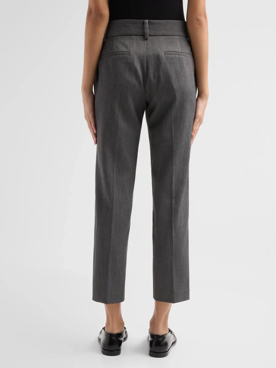 Milly Women's Nicola Tapered-Leg Crop Pants | Thumbnail 3 Milly Women's Nicola Tapered-Leg Crop Pants | Thumbnail 3