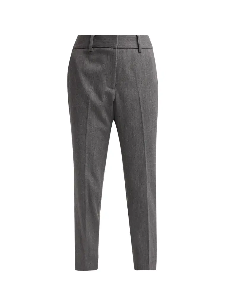 Milly Women's Nicola Tapered-Leg Crop Pants