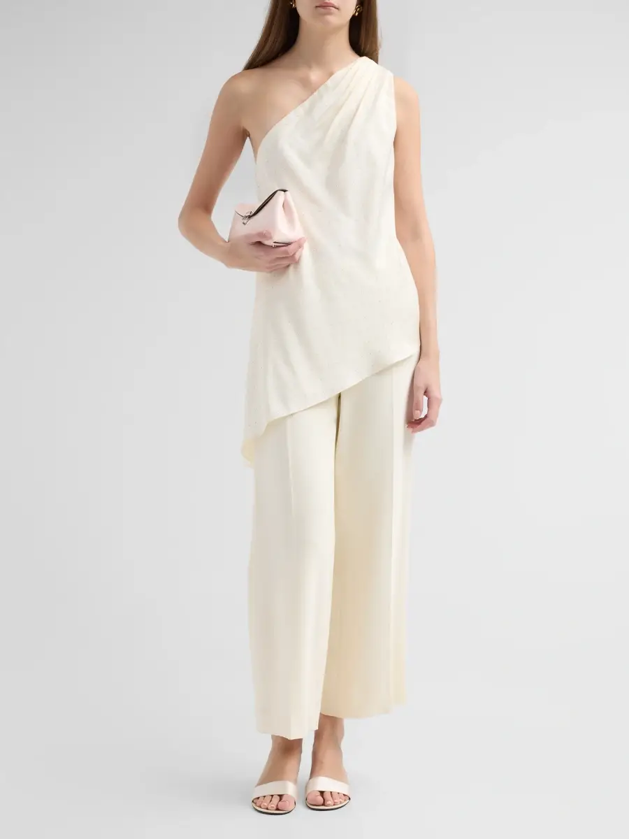 Milly Women's Kim Satin Top | Thumbnail 2