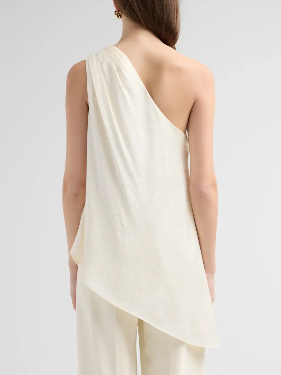 Milly Women's Kim Satin Top | Thumbnail 3