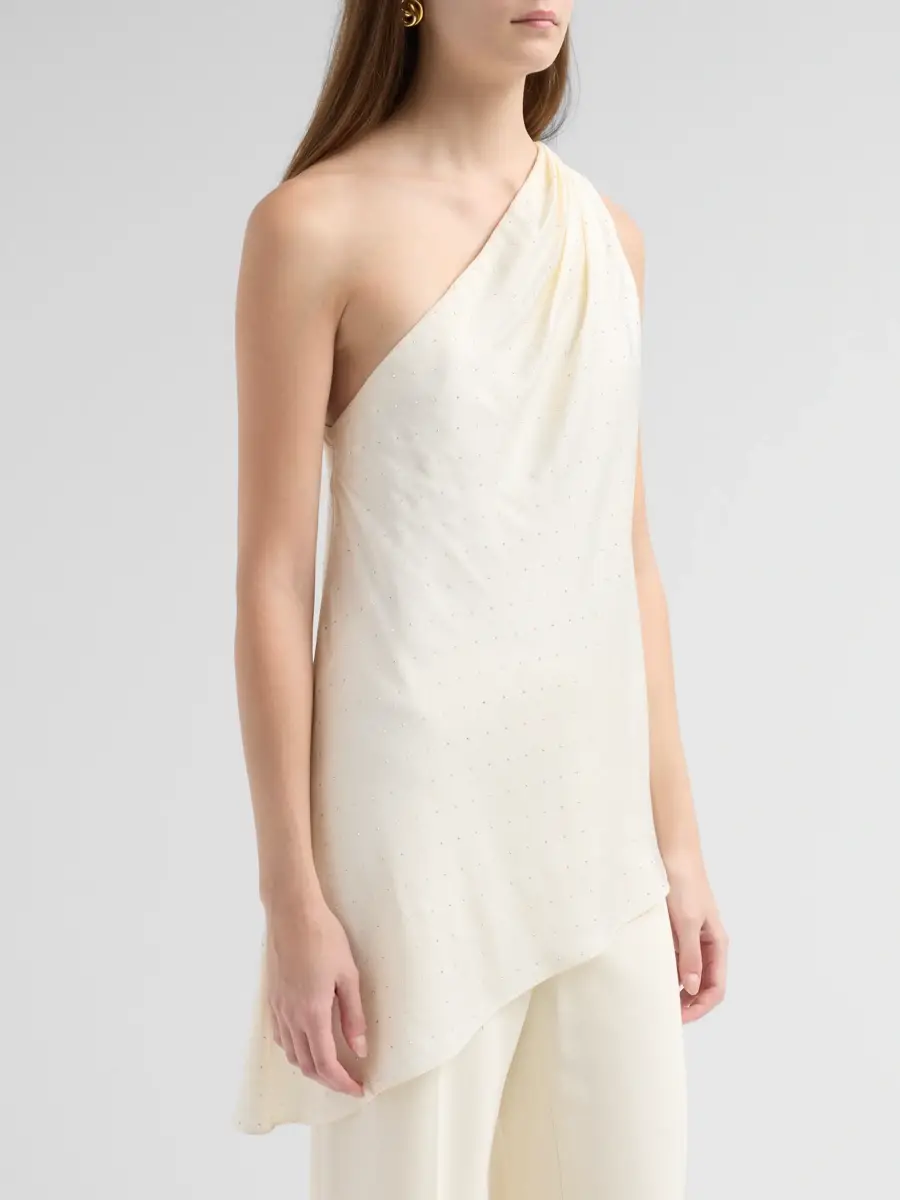 Milly Women's Kim Satin Top | Thumbnail 4