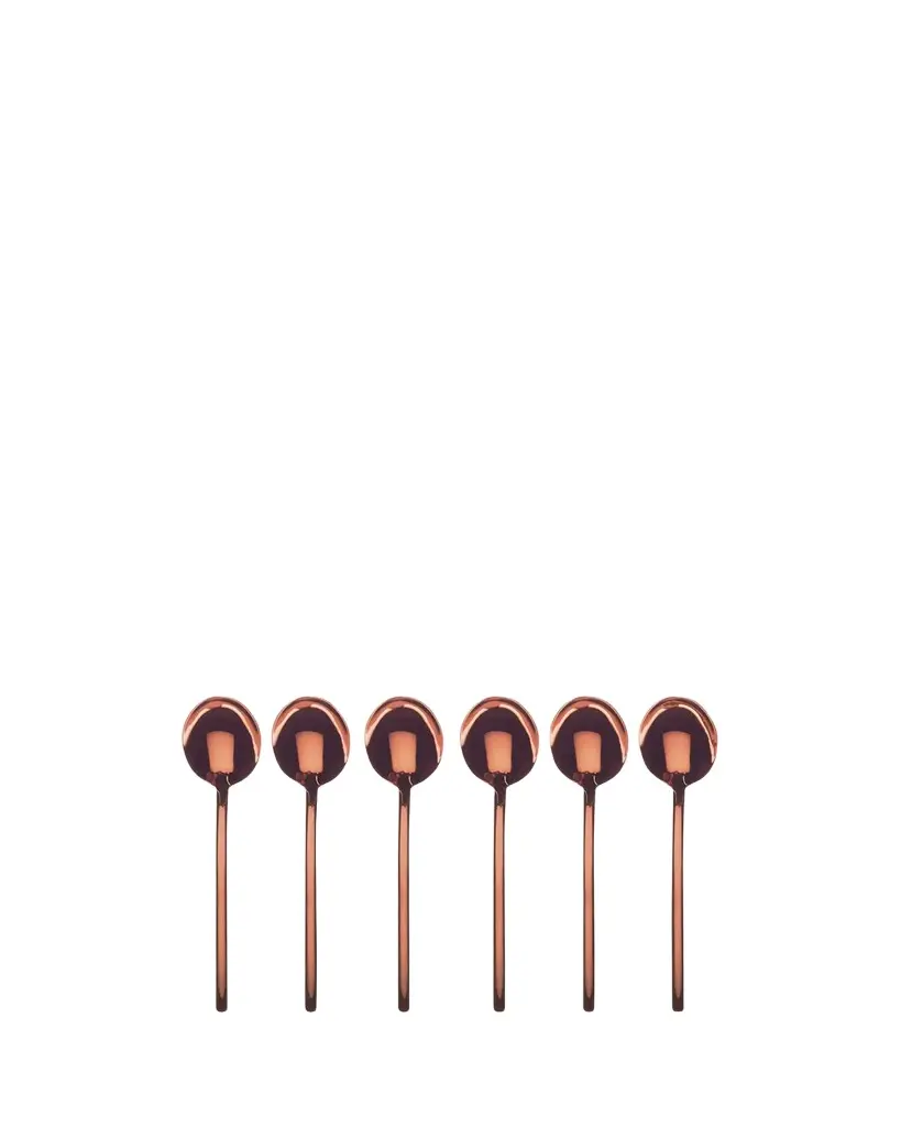 Mepra Due Bronxo 6-Piece Coffee Spoon Set
