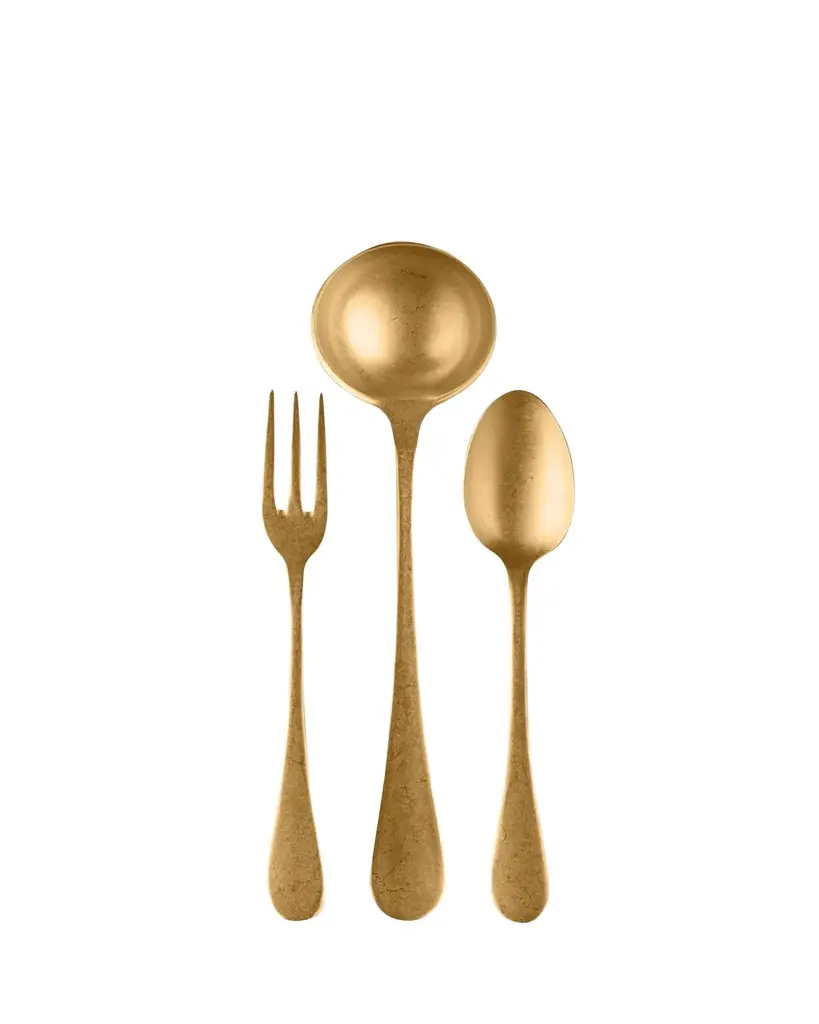 Mepra Vintage Oro 3-Piece Serving Set