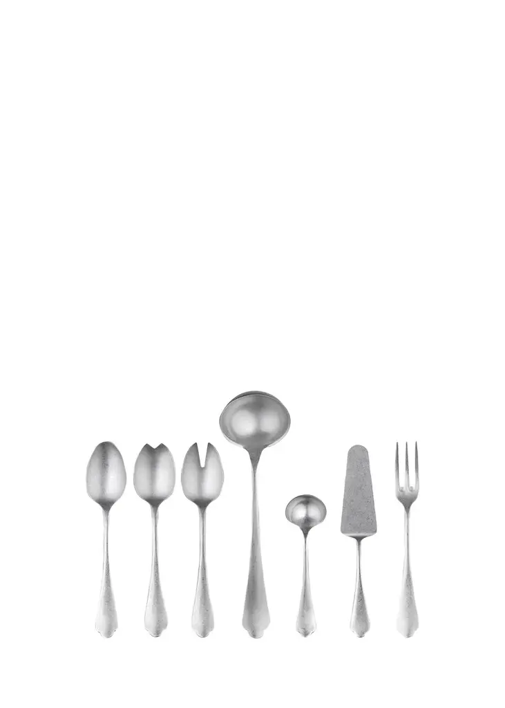 Mepra Dolce Vita Pewter 7-Piece Full Serving Set