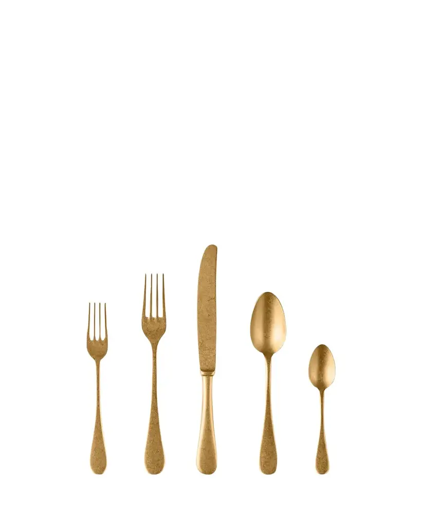 Mepra Vintage Oro 5-Piece Flatware Set