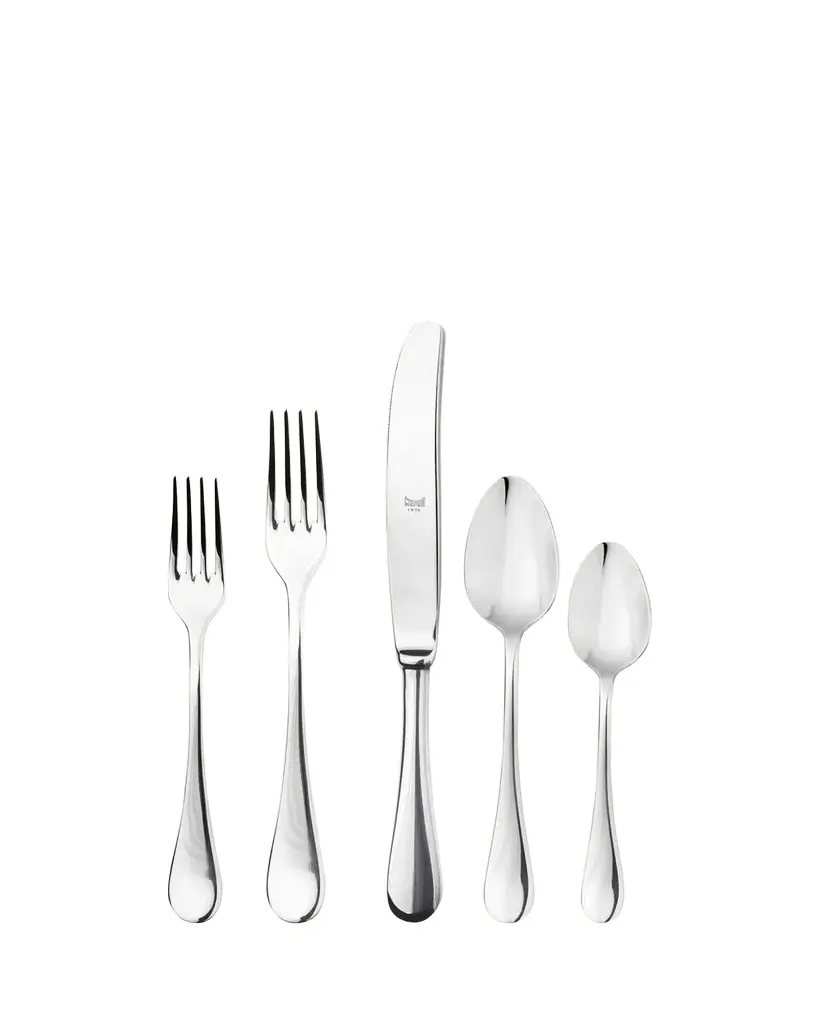 Mepra 5-Piece Brescia Stainless Place Setting Set
