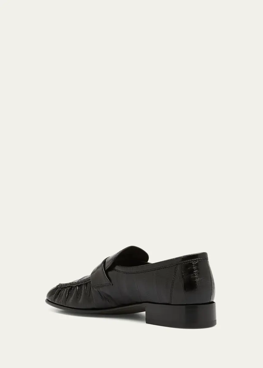 The Row Soft Leather Flat Loafers | Thumbnail 4 The Row Soft Leather Flat Loafers | Thumbnail 4