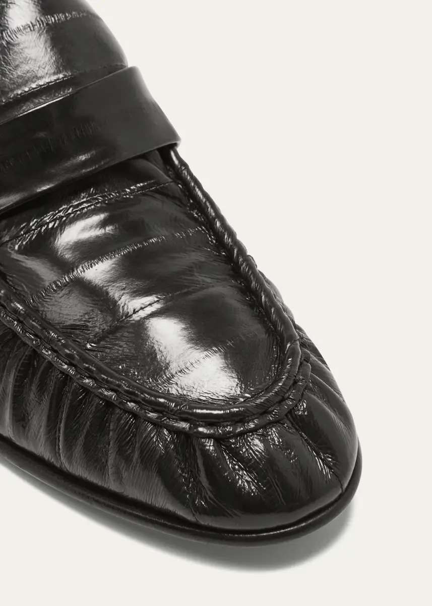 The Row Soft Leather Flat Loafers | Thumbnail 5 The Row Soft Leather Flat Loafers | Thumbnail 5