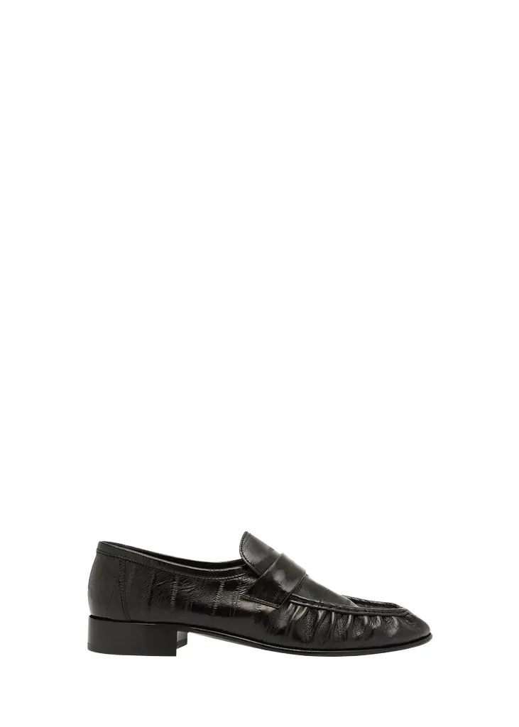 Soft Leather Flat Loafers
