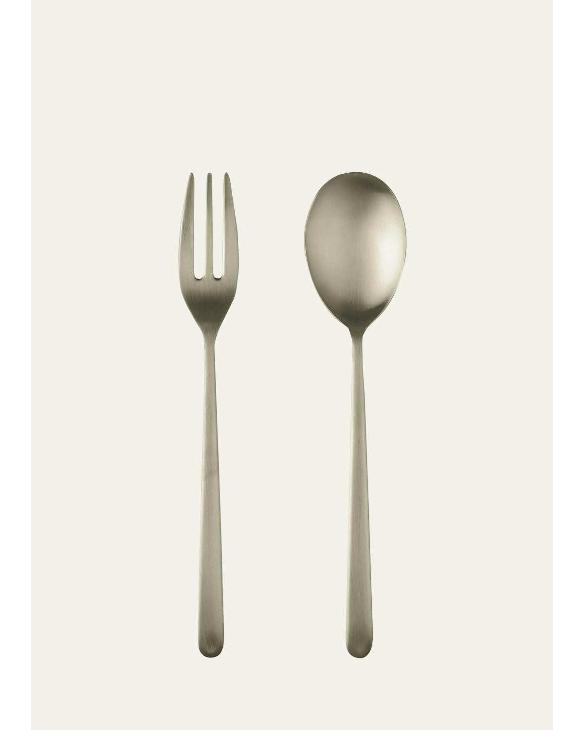 Mepra Linea Ice Champagne 2-Piece Serving Set