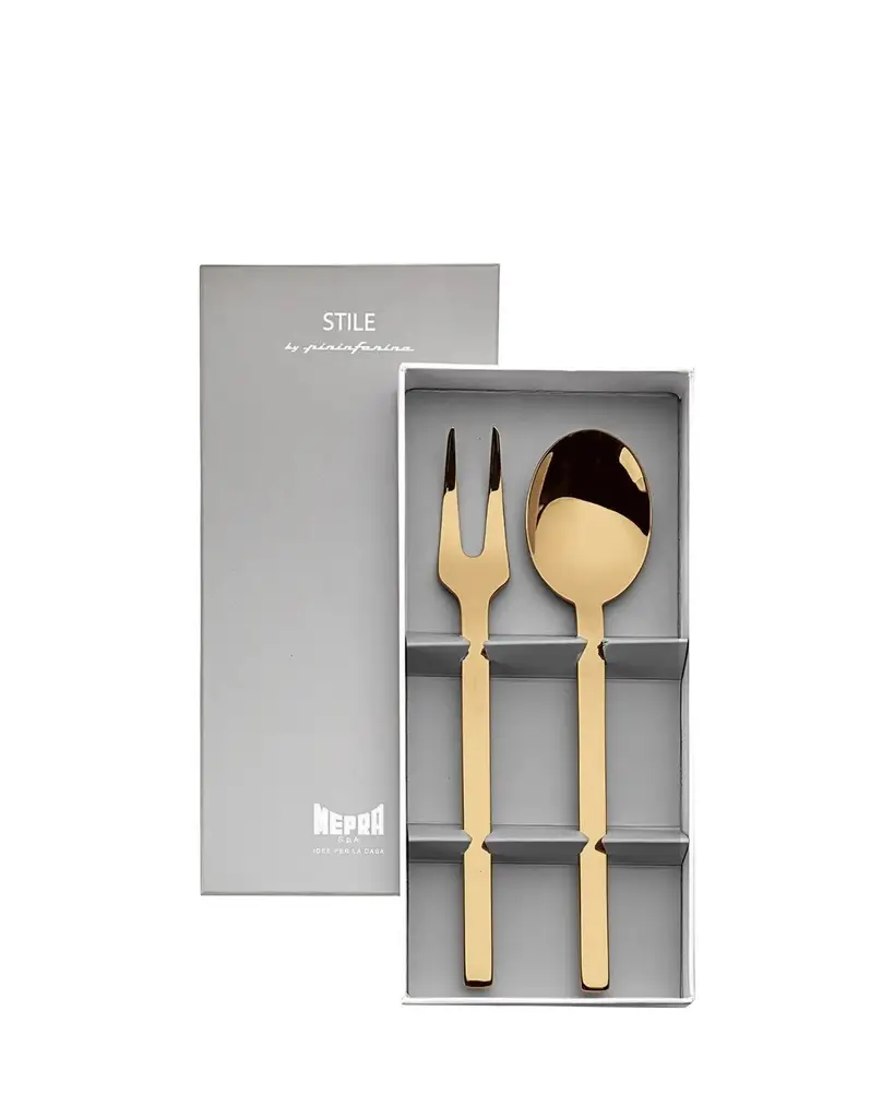 Mepra Stile Oro 2-Piece Serving Gift Box