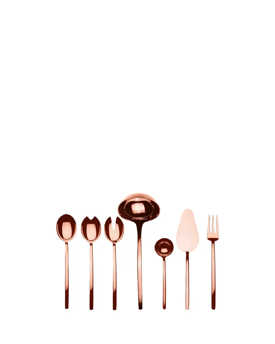 Mepra Bronze Due 7-Piece Full Serving Set | Thumbnail 2