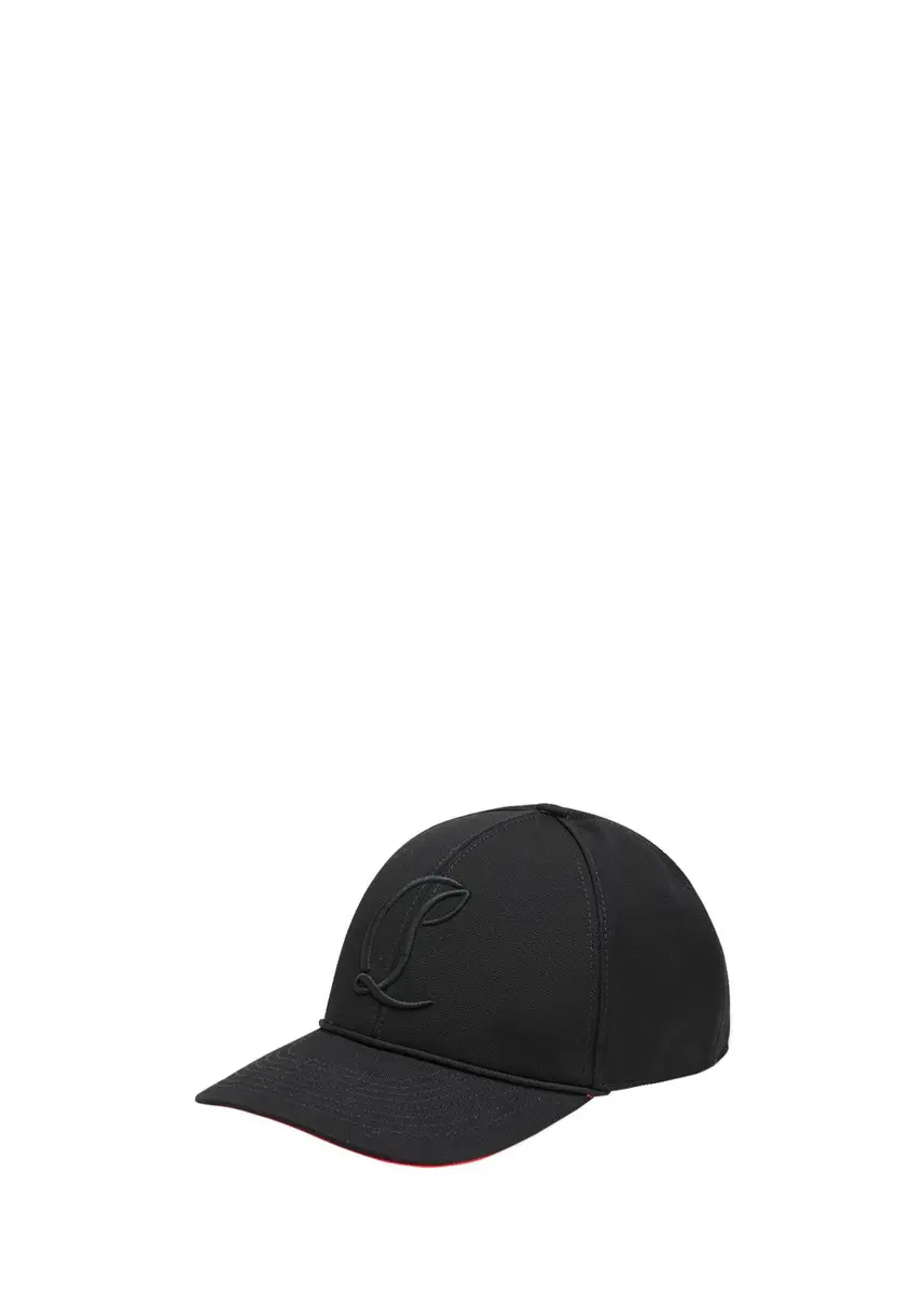 Christian Louboutin Men's Mooncrest Embroidered Baseball Hat | Thumbnail 3 Christian Louboutin Men's Mooncrest Embroidered Baseball Hat | Thumbnail 3