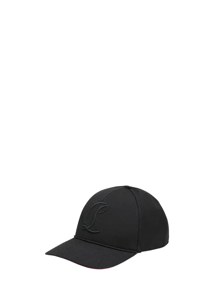 Christian Louboutin Men's Mooncrest Embroidered Baseball Hat