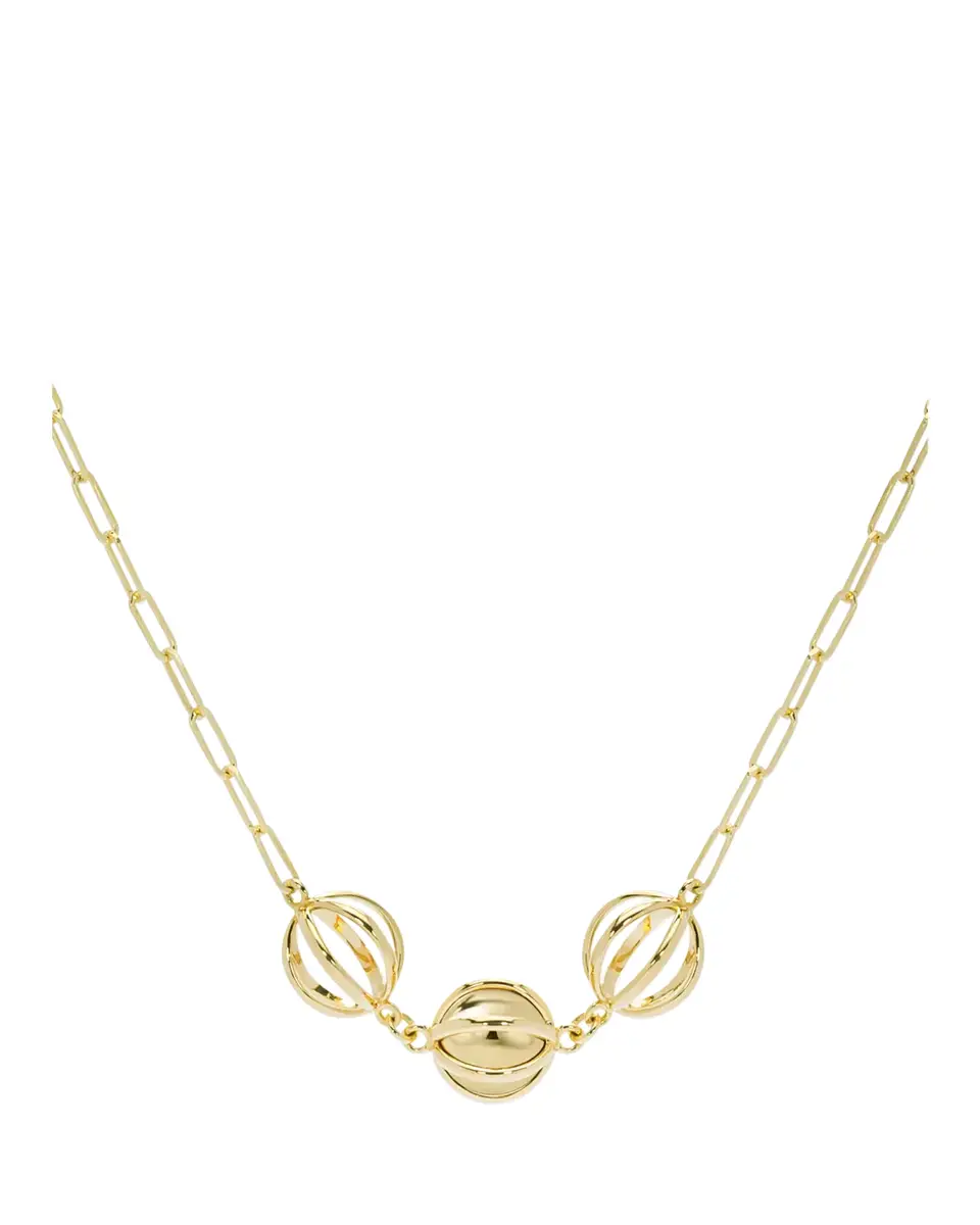 L. Klein Prisma 18K Yellow Gold Paperclip Chain Necklace | Thumbnail 2
