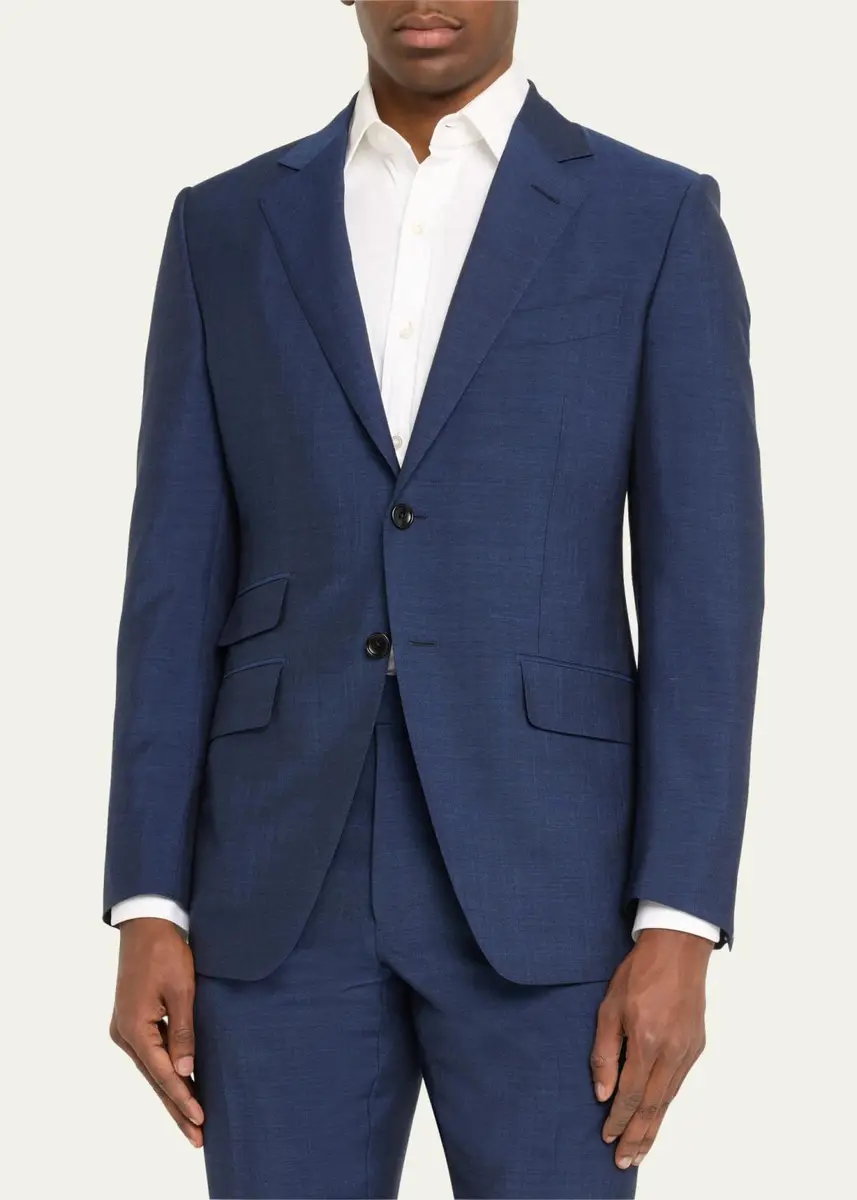 Tom Ford Men's O'Connor Iridescent Poplin Suit | Thumbnail 8 Tom Ford Men's O'Connor Iridescent Poplin Suit | Thumbnail 8
