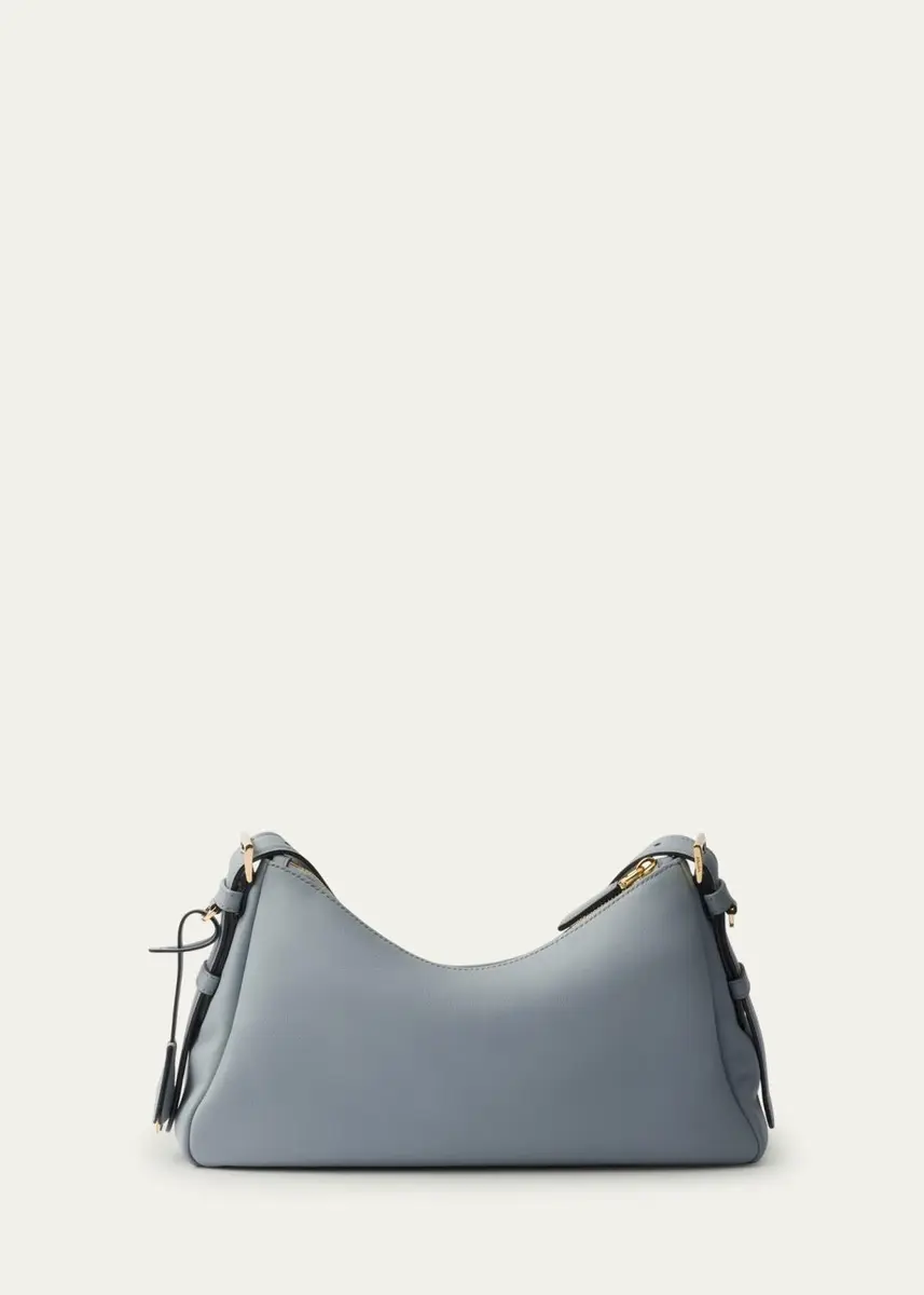 Prada Medium Aimee Zip Leather Shoulder Bag | Thumbnail 9 Prada Medium Aimee Zip Leather Shoulder Bag | Thumbnail 9