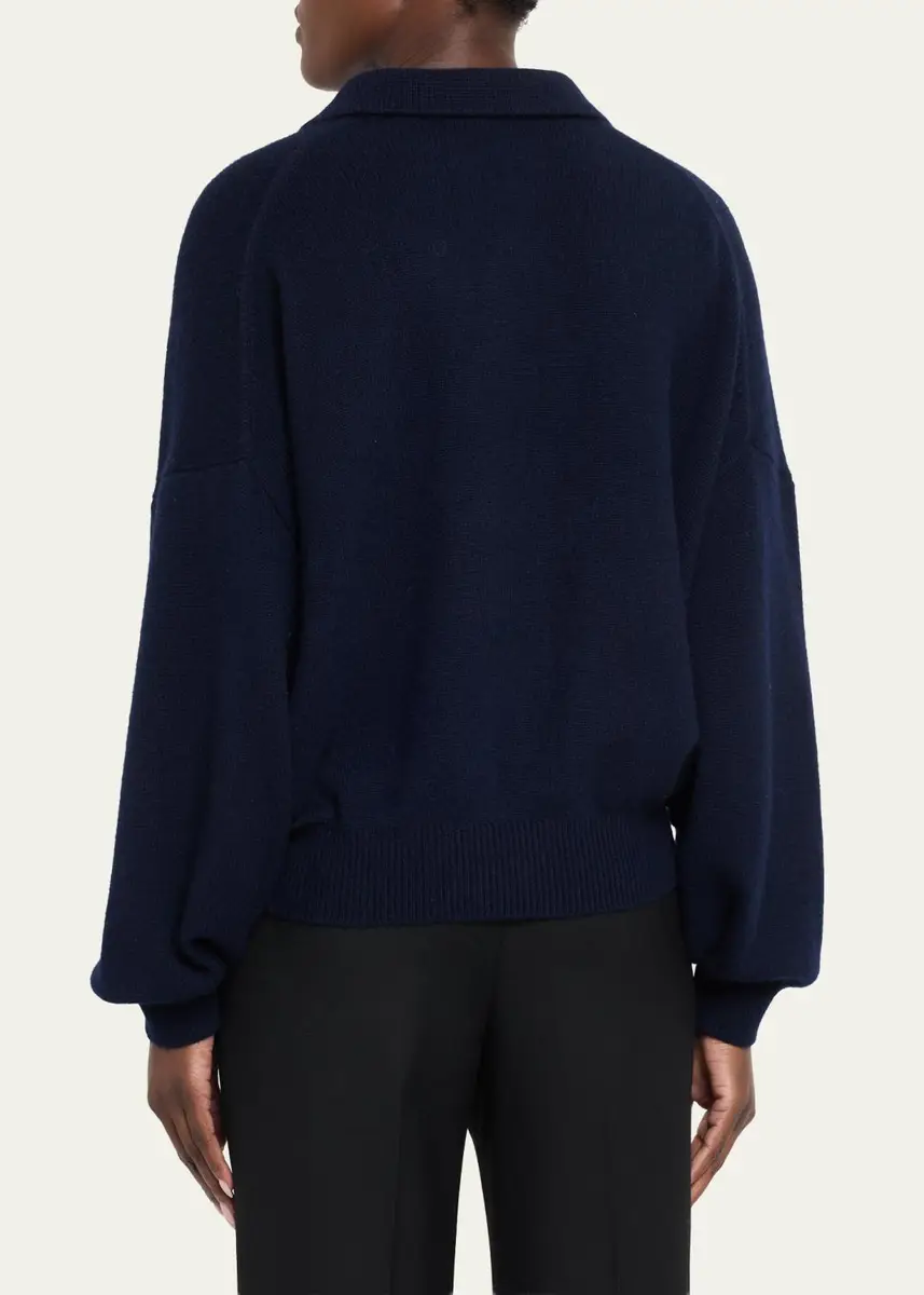 Lisa Yang Etta Cashmere Polo Sweater | Thumbnail 3 Lisa Yang Etta Cashmere Polo Sweater | Thumbnail 3