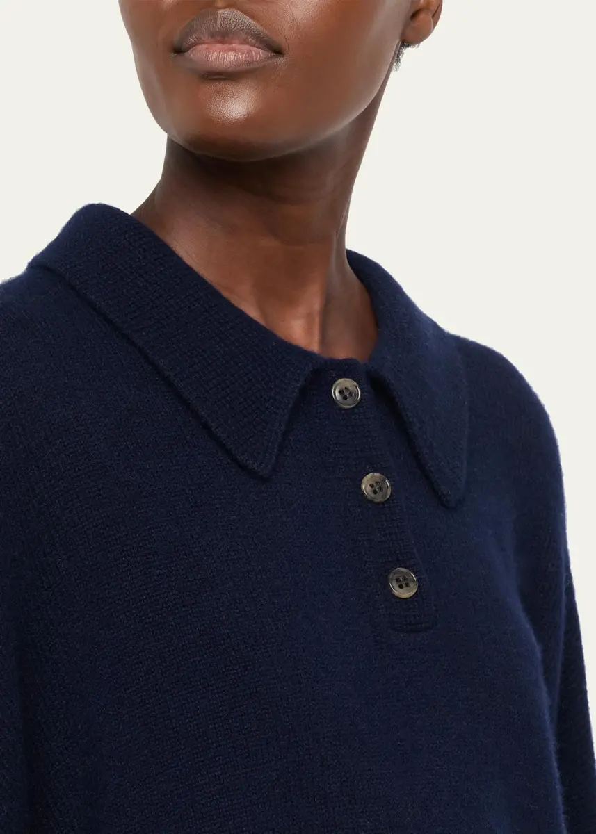 Lisa Yang Etta Cashmere Polo Sweater | Thumbnail 5 Lisa Yang Etta Cashmere Polo Sweater | Thumbnail 5