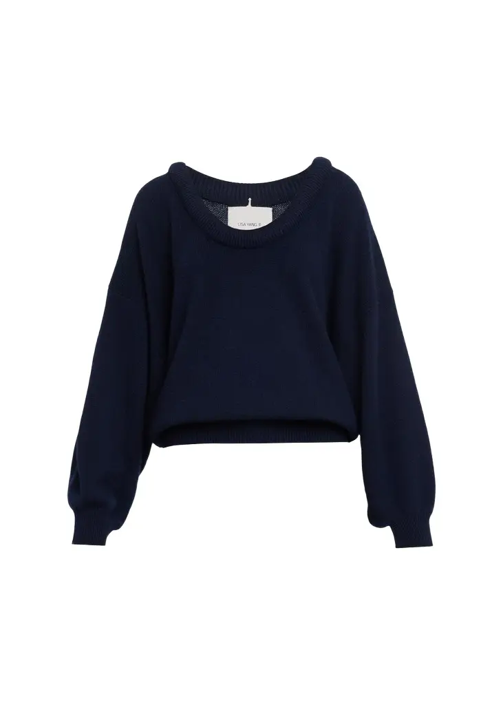 Doria Scoop-Neck Cashmere Sweater Doria Scoop-Neck Cashmere Sweater