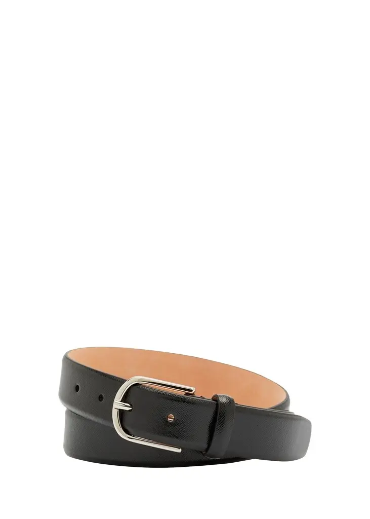 Men's Saffiano Leather Belt, 30mm Men's Saffiano Leather Belt, 30mm