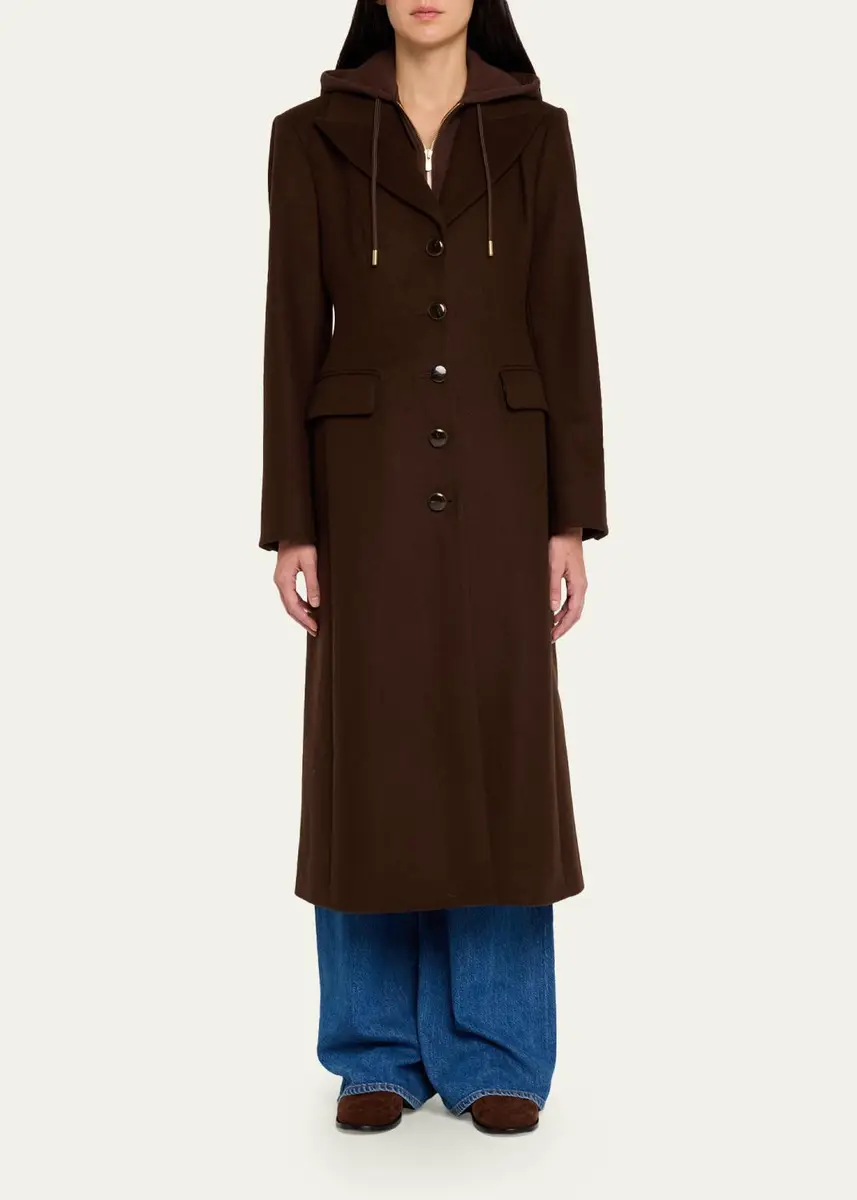 Veronica Beard Elspeth Coat with Hoodie Dickey | Thumbnail 2 Veronica Beard Elspeth Coat with Hoodie Dickey | Thumbnail 2