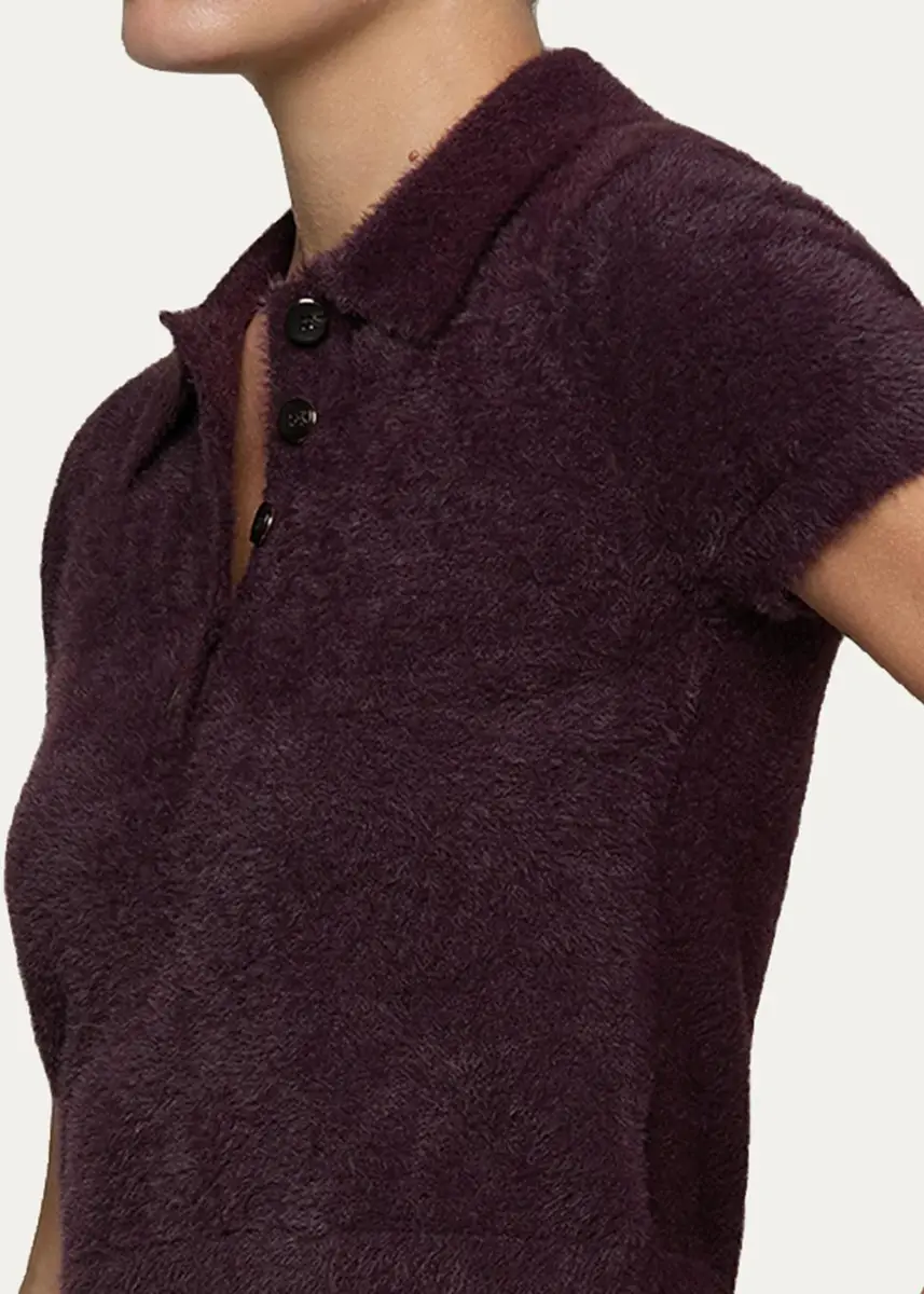 L'Agence Cirrus Crop Polo Shirt | Thumbnail 5 L'Agence Cirrus Crop Polo Shirt | Thumbnail 5