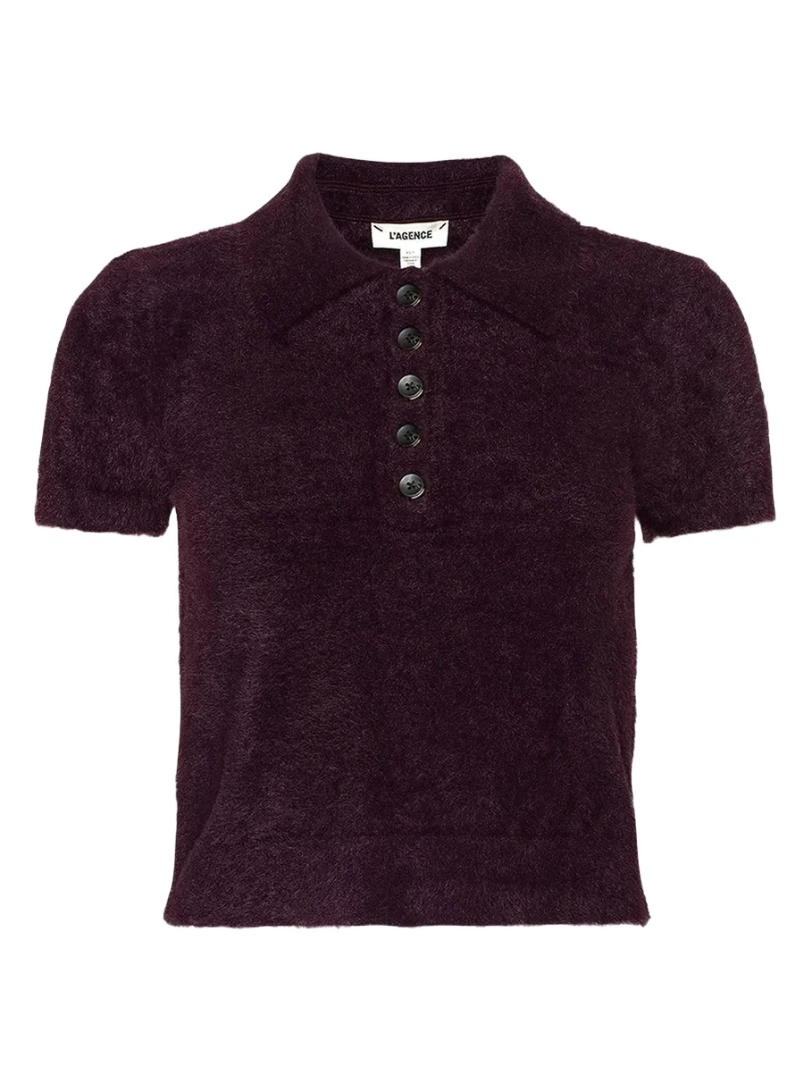 Cirrus Crop Polo Shirt Cirrus Crop Polo Shirt