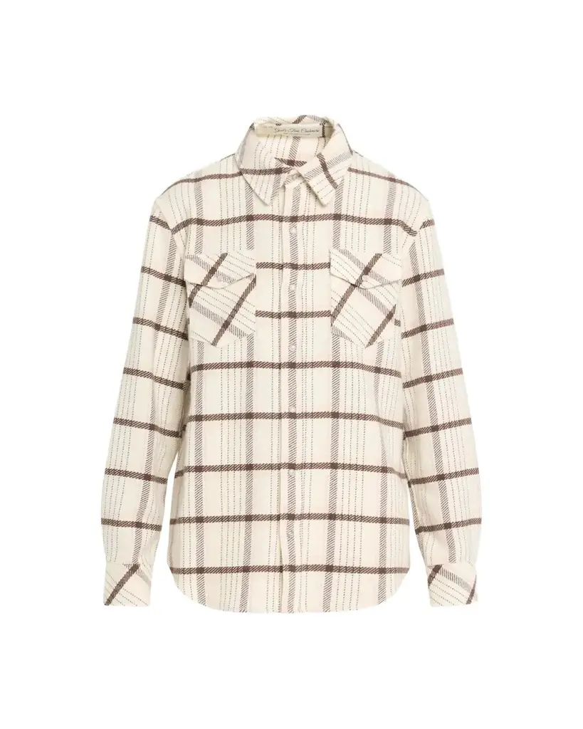God’s True Cashmere Expedition Plaid Cashmere Shirt
