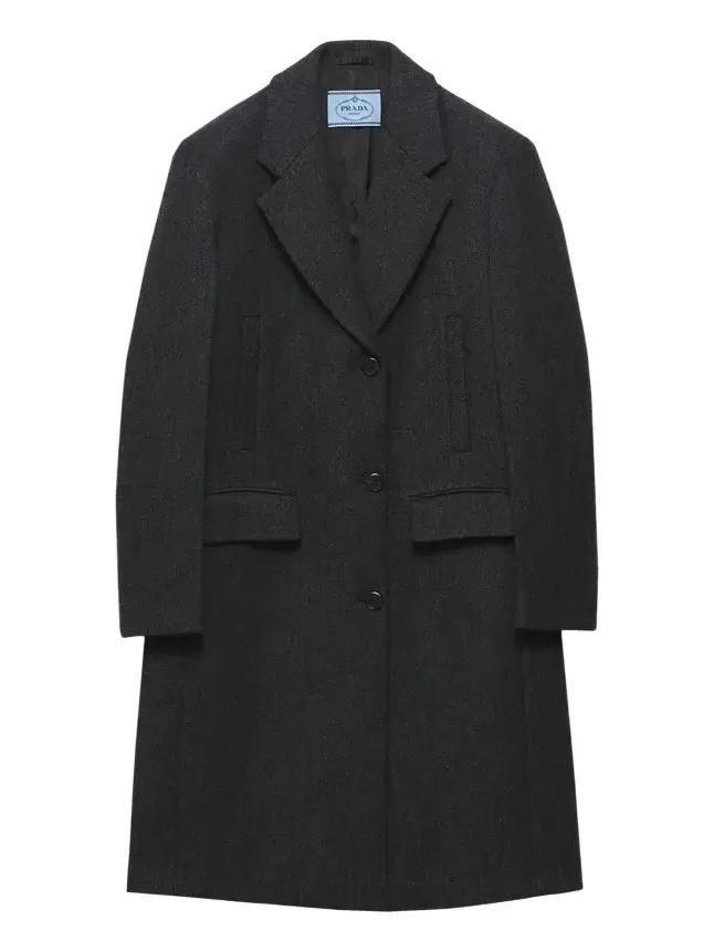 Notch Lapel Wool Coat Notch Lapel Wool Coat