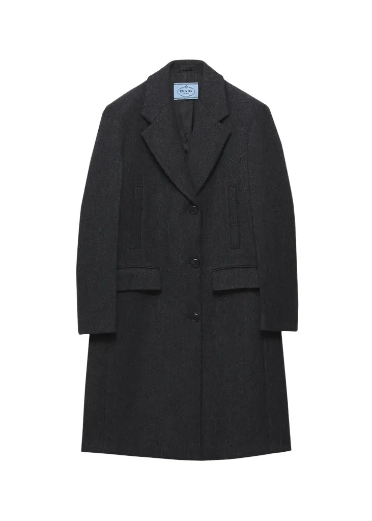Notch Lapel Wool Coat Notch Lapel Wool Coat
