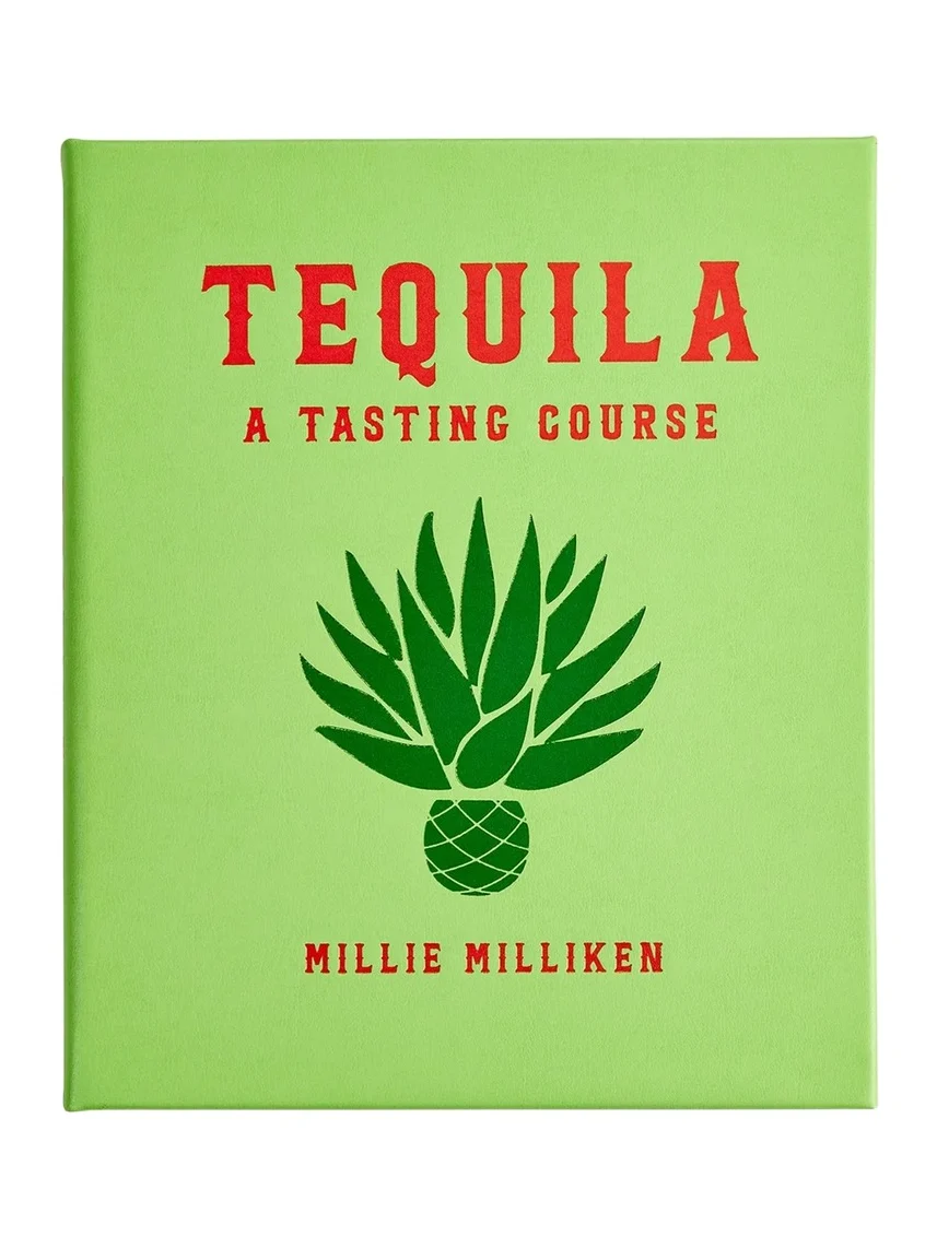 Graphic Image "Tequila: A Tasting Course" Leather-Bound Book by Millie Milliken