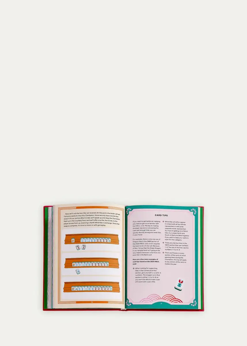 Graphic Image "Play Mah Jong! An All-Levels Guide to American Mahjong" Leather-Bound Book by Alyssa Gross | Thumbnail 5 Graphic Image "Play Mah Jong! An All-Levels Guide to American Mahjong" Leather-Bound Book by Alyssa Gross | Thumbnail 5