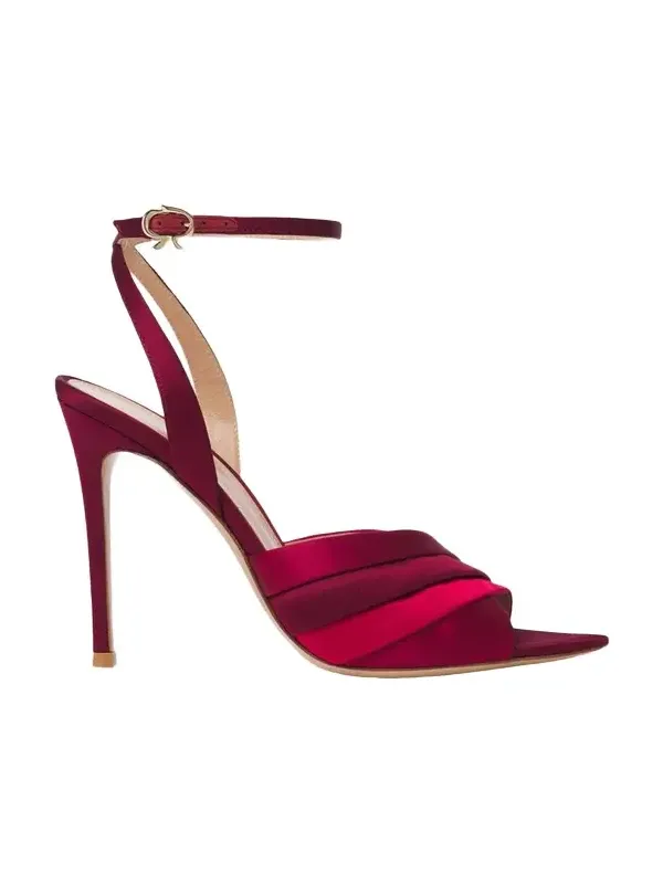 105mm Crepe Satin Ankle-Strap Pumps 105mm Crepe Satin Ankle-Strap Pumps