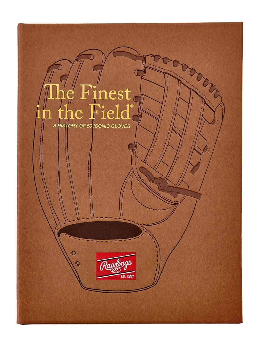 Graphic Image "The Finest in the Field: A History of Iconic Gloves" Leather-Bound Book by Ed Wheatley