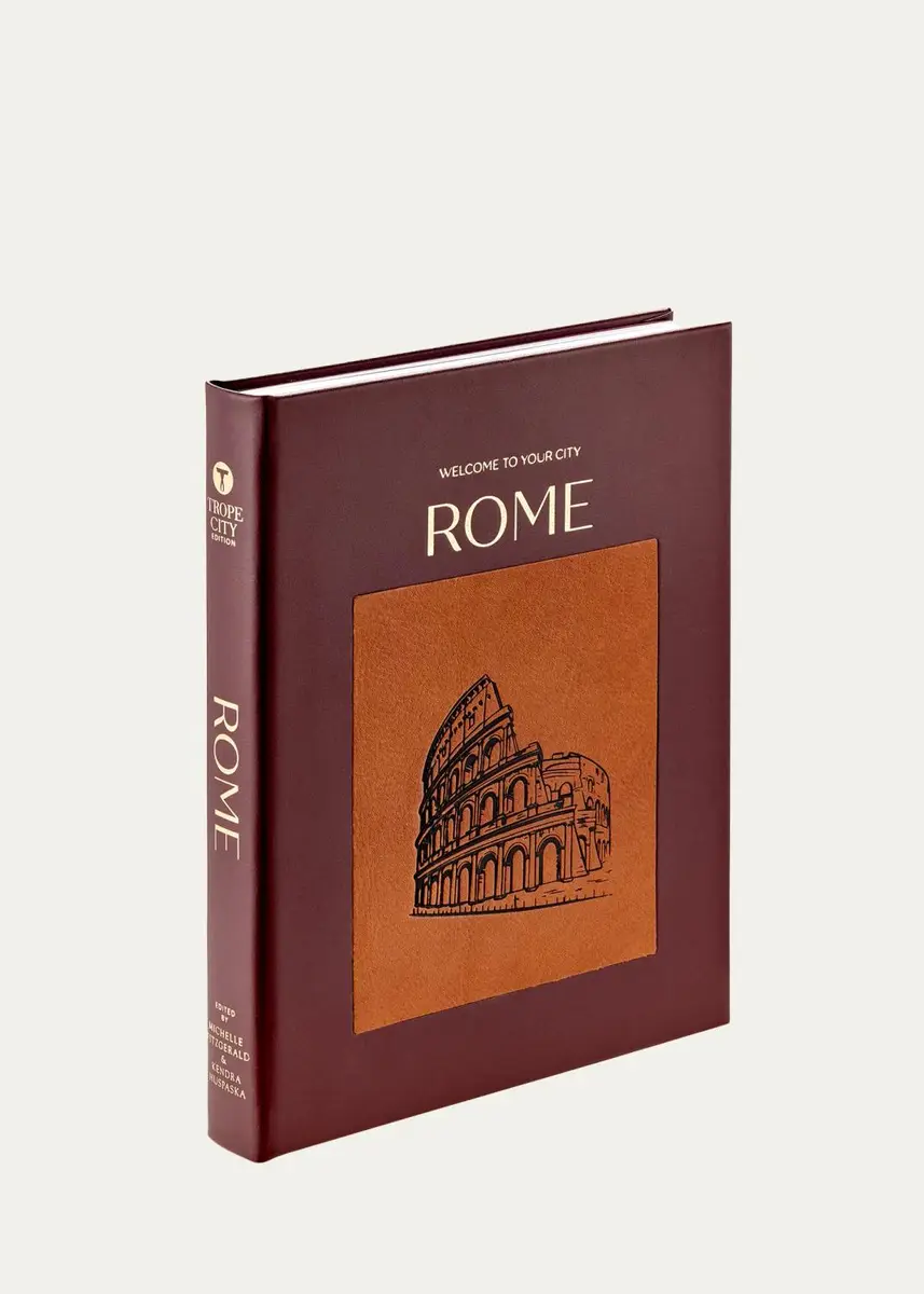 Graphic Image "Trope Rome" Leather-Bound Book Edited by Michelle Fitzgerald & Kendra Huspaska | Thumbnail 2 Graphic Image "Trope Rome" Leather-Bound Book Edited by Michelle Fitzgerald & Kendra Huspaska | Thumbnail 2