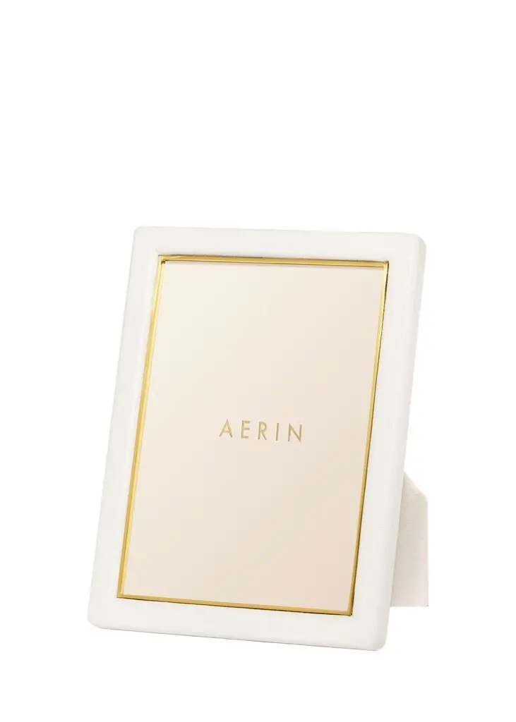 AERIN Piero Leather Photo Frame, 5" x 7"