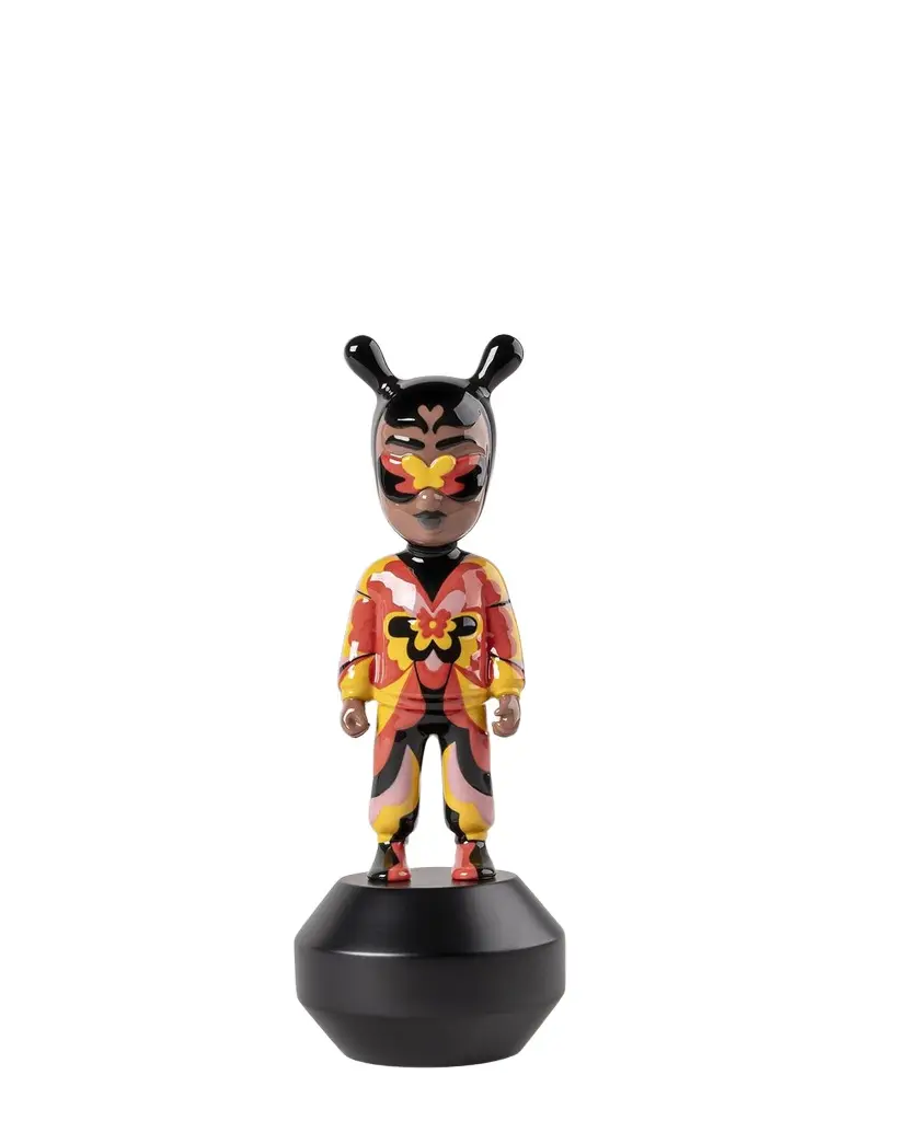 Lladro The Guest by Jade Purple Brown Little Sculpture