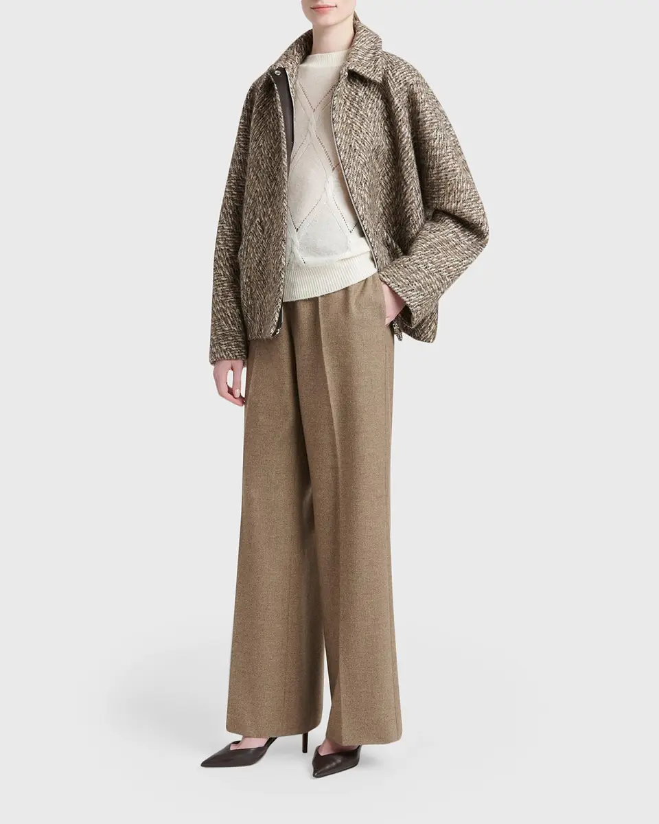 Kiton Diamond Cashmere-Silk Sweater | Thumbnail 2