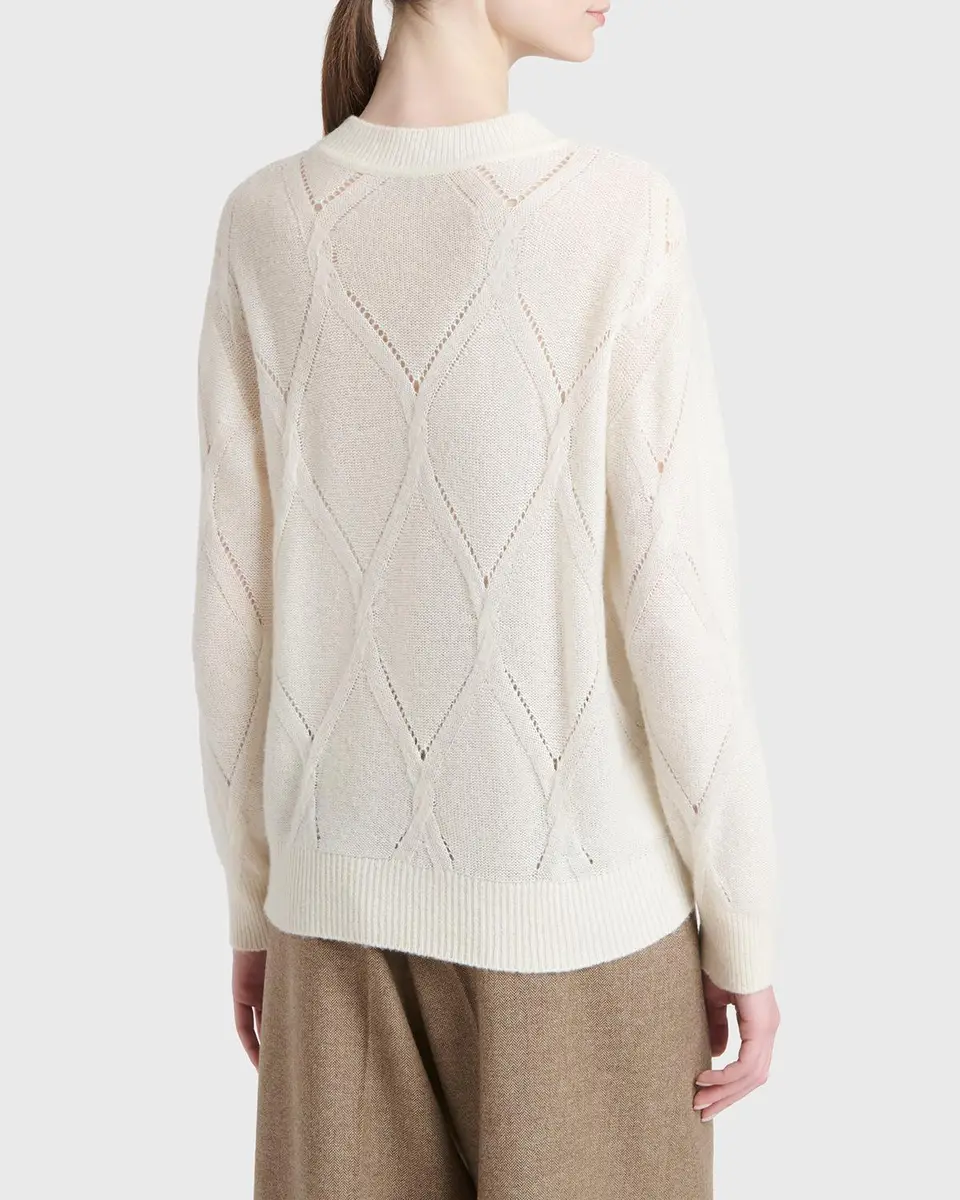 Kiton Diamond Cashmere-Silk Sweater | Thumbnail 3