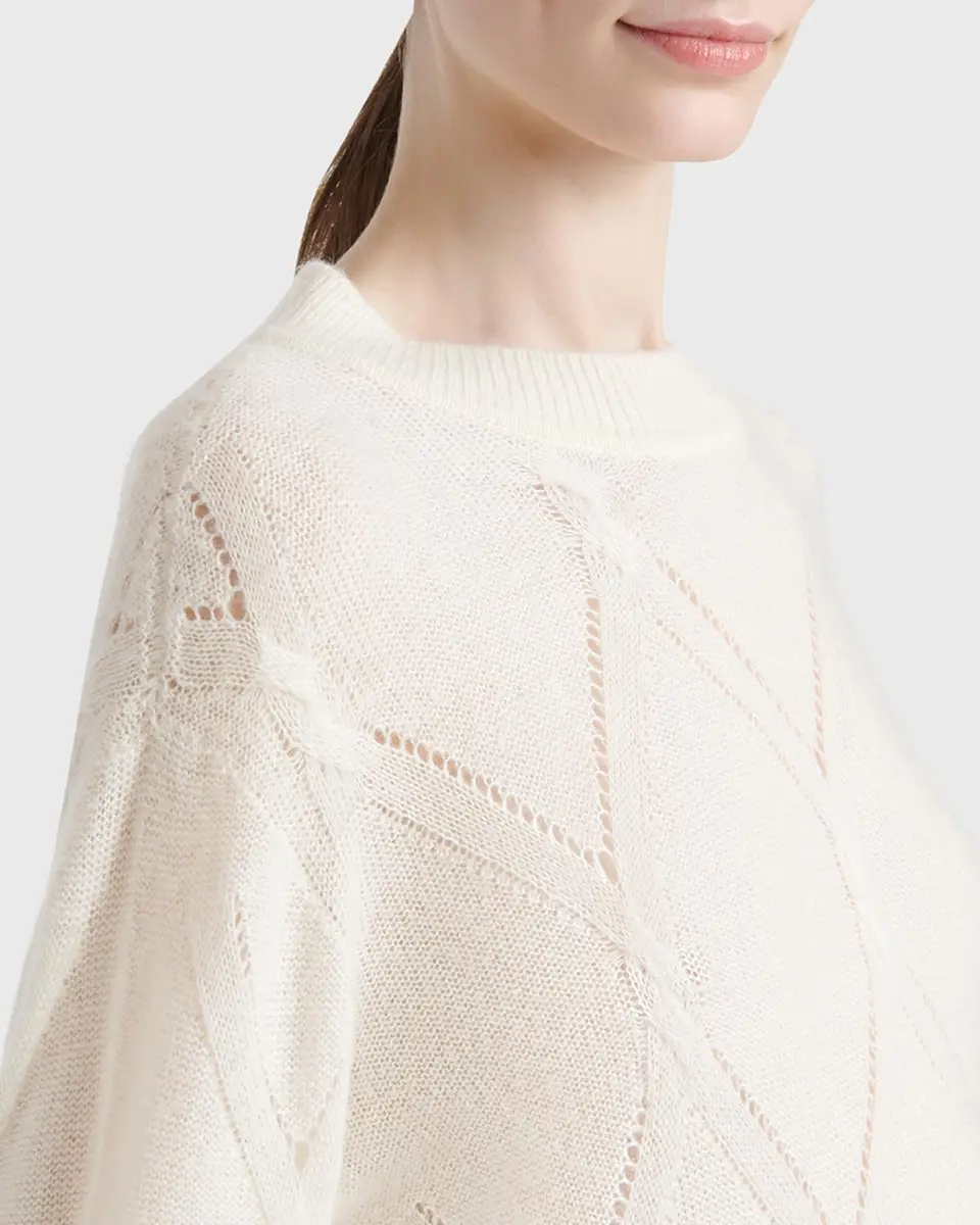 Kiton Diamond Cashmere-Silk Sweater | Thumbnail 5