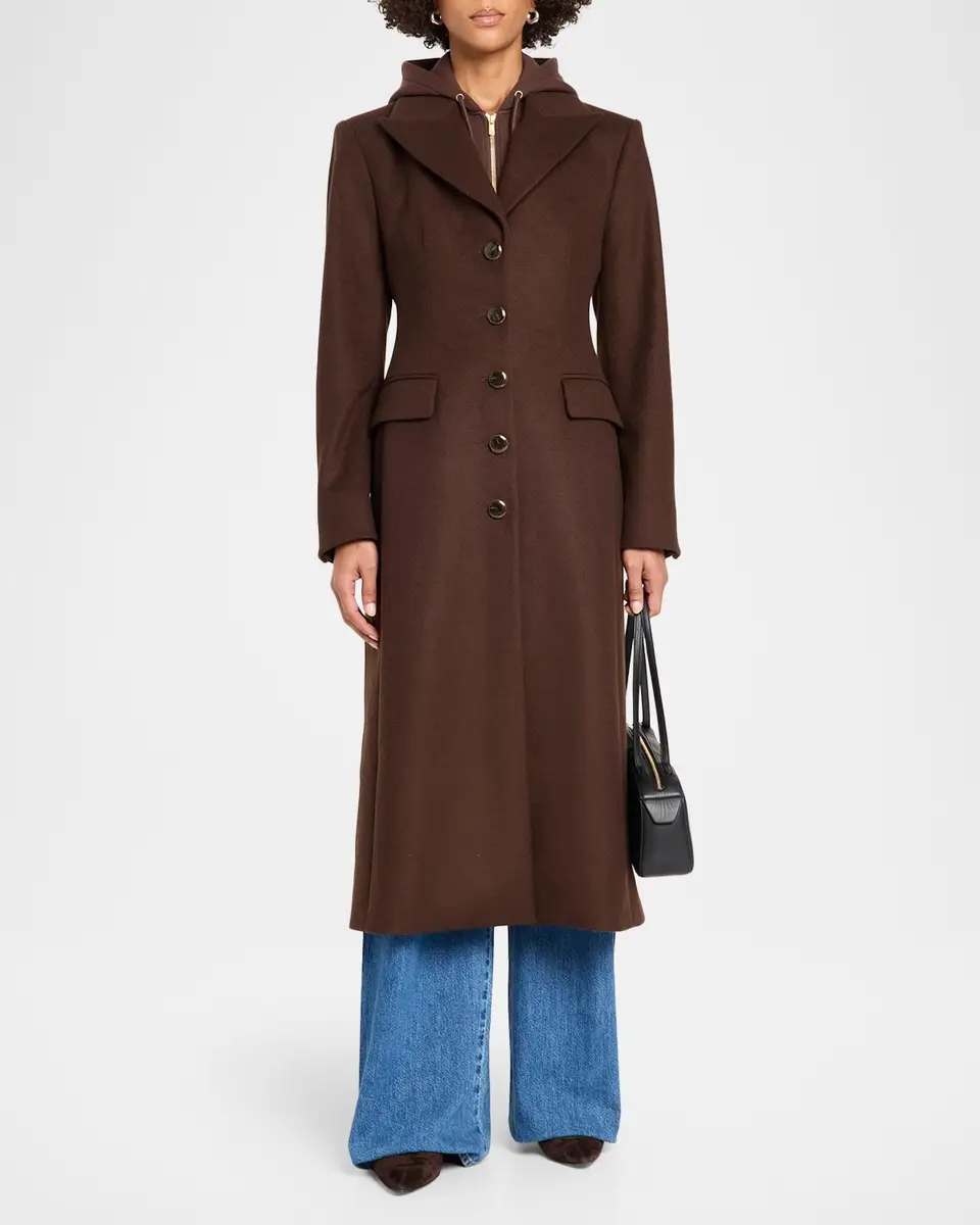 Veronica Beard Elspeth Coat with Hoodie Dickey | Thumbnail 2 Veronica Beard Elspeth Coat with Hoodie Dickey | Thumbnail 2