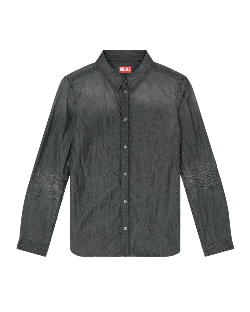 Men's Synar Washed Denim Button-Front Shirt Men's Synar Washed Denim Button-Front Shirt