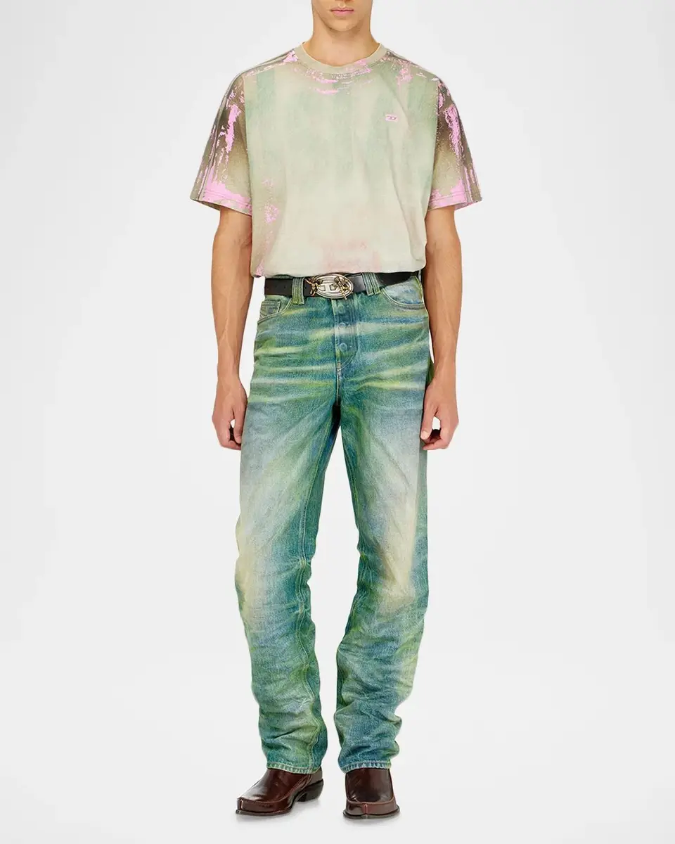 Diesel Men's Filmy Crewneck T-Shirt | Thumbnail 2 Diesel Men's Filmy Crewneck T-Shirt | Thumbnail 2