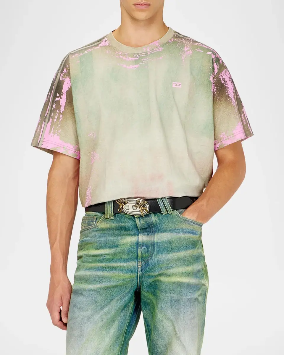 Diesel Men's Filmy Crewneck T-Shirt | Thumbnail 4 Diesel Men's Filmy Crewneck T-Shirt | Thumbnail 4