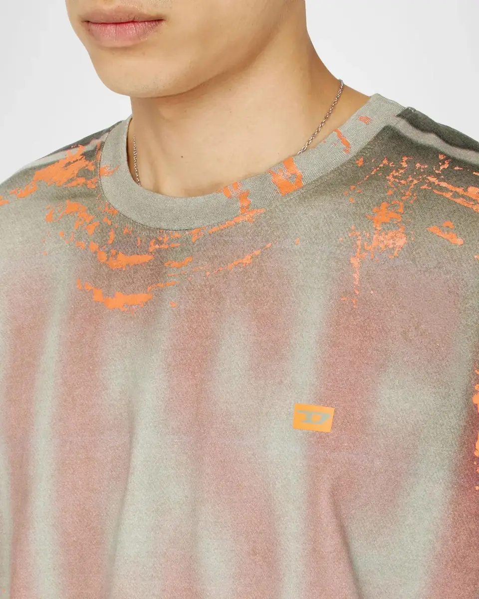 Diesel Men's Filmy Long-Sleeve Cotton Jersey T-Shirt | Thumbnail 5